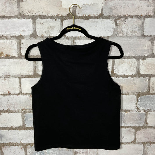 Green Day Unwantee Upcycle Tank Top upcycled by Unwantees, sustainable fashion made in great Britain from vintage graphic tshirt Rear View