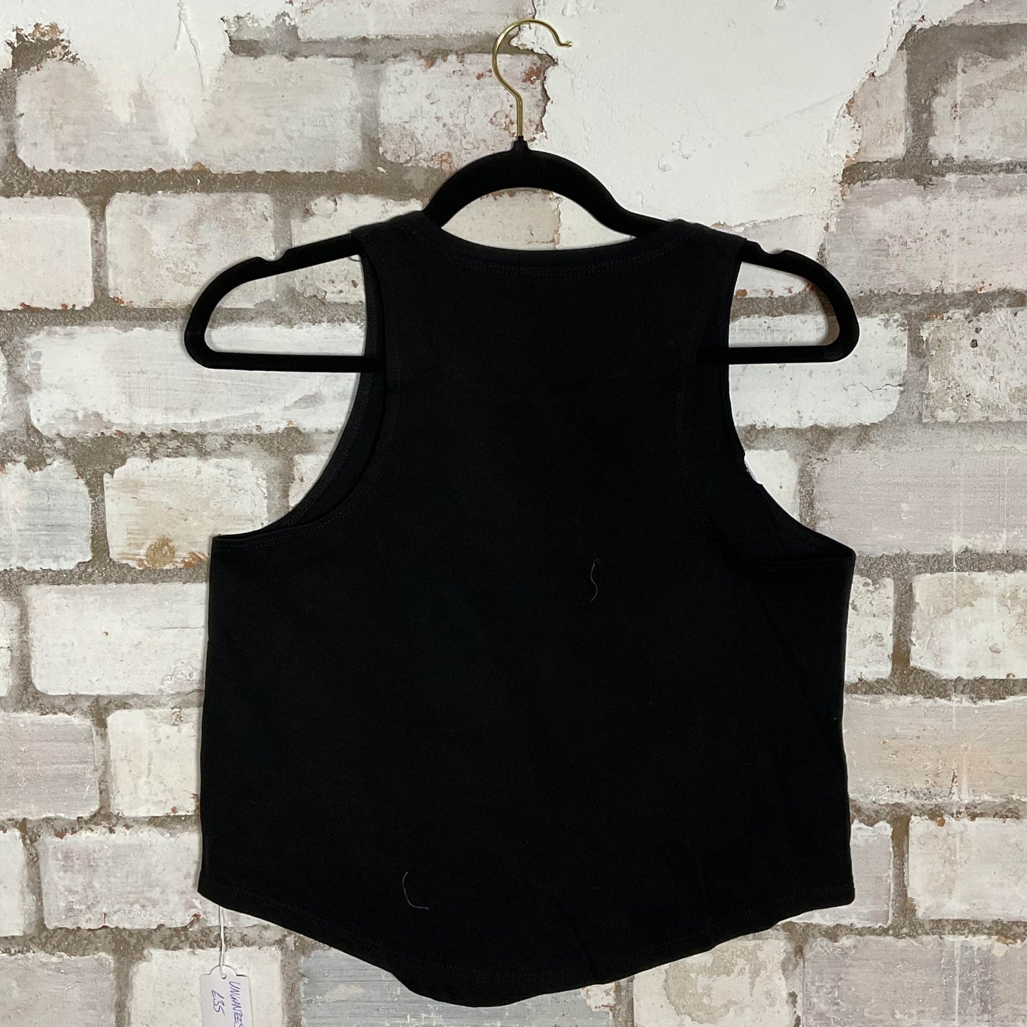 Saint Illustration Unwantee Upcycle Tank Top upcycled by Unwantees, sustainable fashion made in great Britain from vintage graphic tshirt rear View