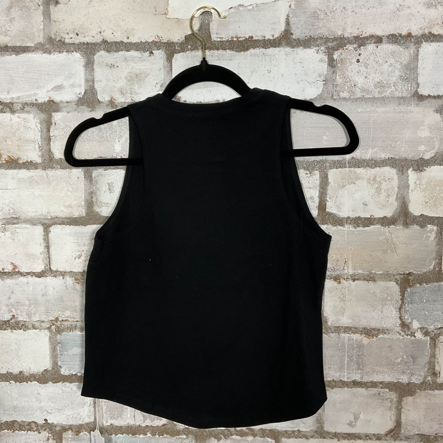 Cockledoodledoo Racerback Unwantee Upcycle Tank Top upcycled by Unwantees, sustainable fashion made in great Britain from vintage graphic tshirt rear view