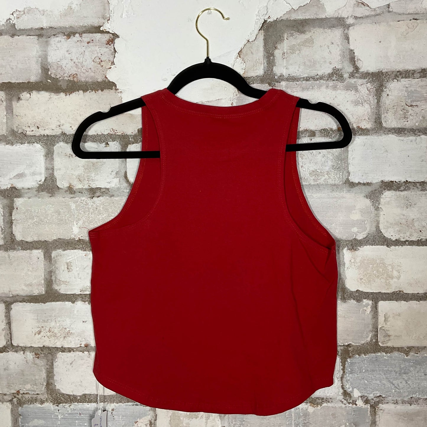 Born to Sail Racerback Unwantee Upcycle Tank Top upcycled by Unwantees, sustainable fashion made in great Britain from vintage graphic tshirt rear view