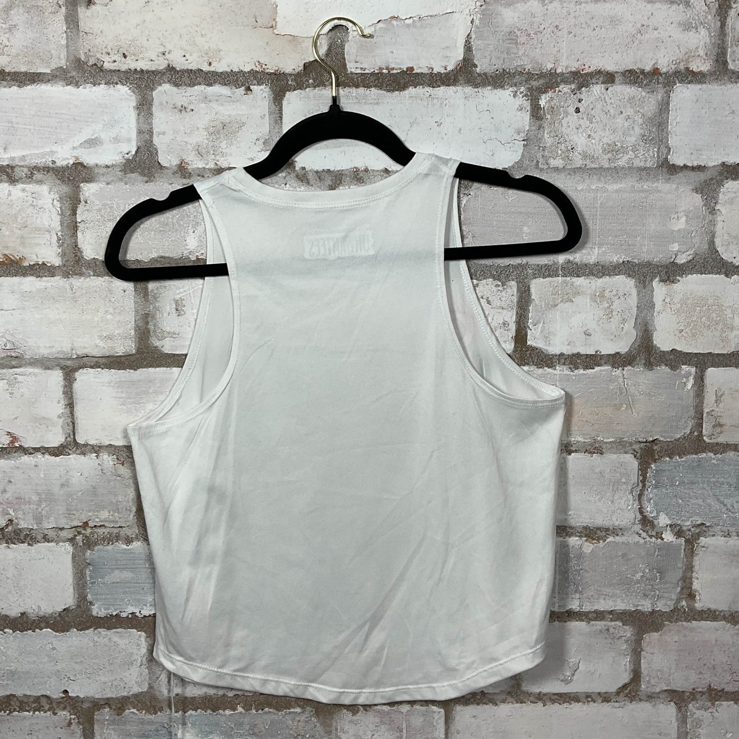 Rearview Blur Mascot Milky Racerback Tank Top upcycled by Unwantees, sustainable fashion made in great Britain from vintage graphic tshirt
