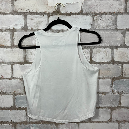 Rearview Blur Mascot Milky Racerback Tank Top upcycled by Unwantees, sustainable fashion made in great Britain from vintage graphic tshirt