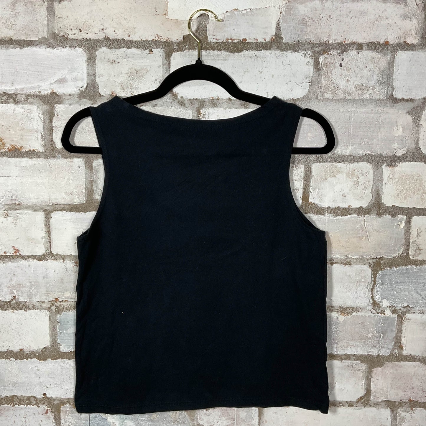 Faith No More Angel Dust Unwantee Tank Top upcycled by Unwantees, sustainable fashion made in great Britain from vintage graphic tshirt back view