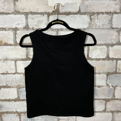 Green Day Unwantee Upcycle Tank Top upcycled by Unwantees, sustainable fashion made in great Britain from vintage graphic tshirt Rear View