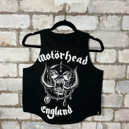 Motorhead Everything Louder Unwantee Upcycle Tank Top upcycled by Unwantees, sustainable fashion made in great Britain from vintage graphic tshirt