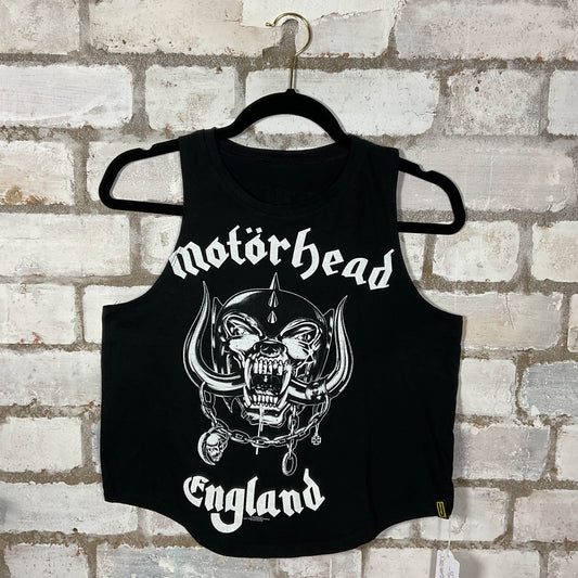 Motorhead Everything Louder Unwantee Upcycle Tank Top upcycled by Unwantees, sustainable fashion made in great Britain from vintage graphic tshirt