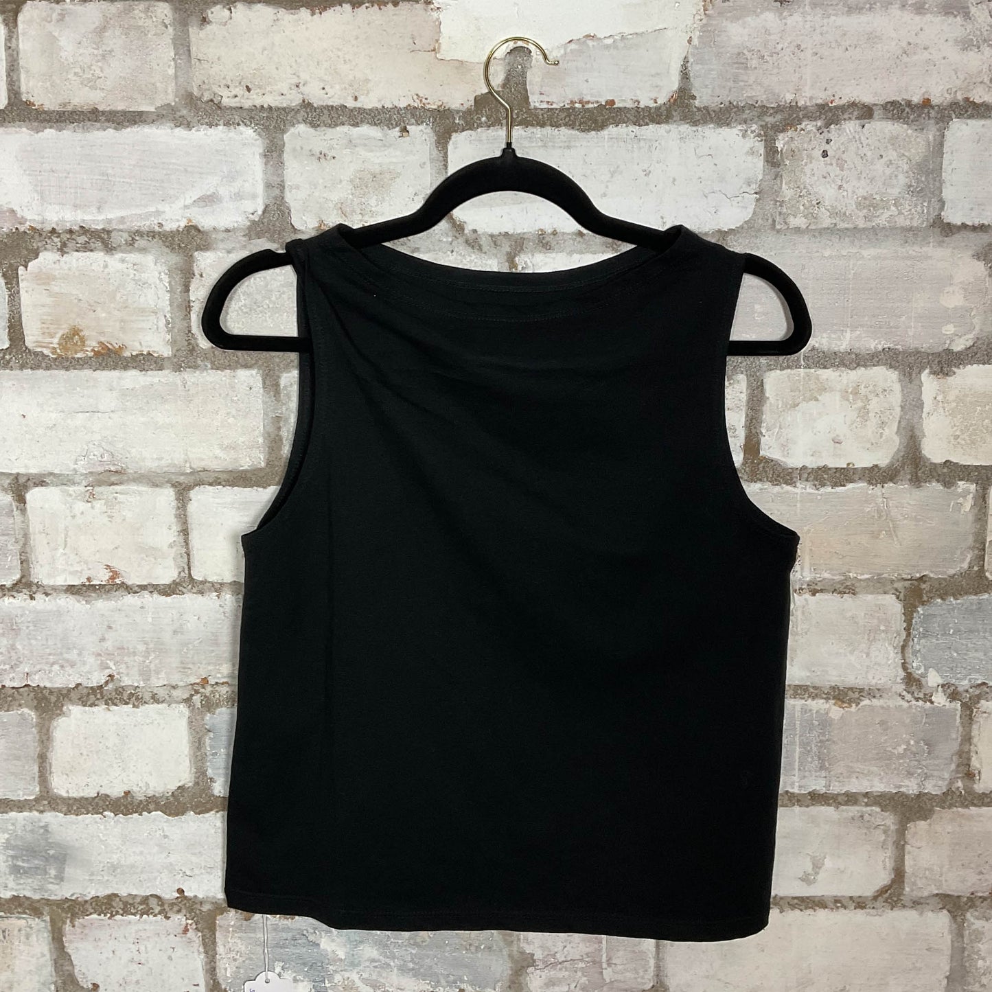 Damaged Blood on the Dancefloor Unwantee Upcycle Tank Top upcycled by Unwantees, sustainable fashion made in great Britain from vintage graphic tshirt rear view