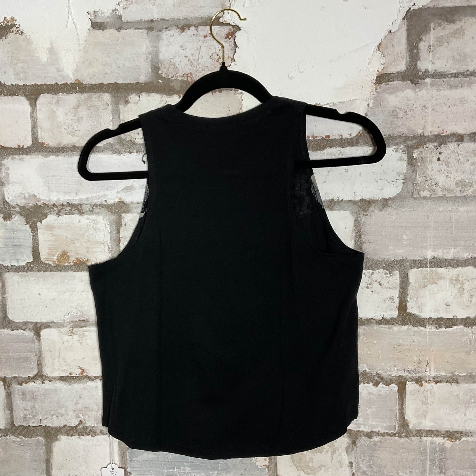 Rise Against Racerback Unwantee Upcycle Tank Top upcycled by Unwantees, sustainable fashion made in great Britain from vintage graphic tshirt Rear View