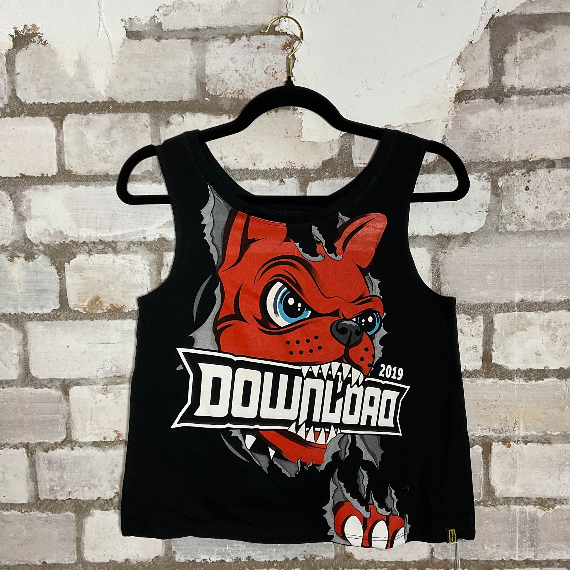Download festival 2019 Scoop Neck  Unwantee Upcycle Tank Top upcycled by Unwantees, sustainable fashion made in great Britain from vintage graphic tshirt