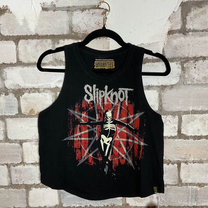 Slipknot The Grey Matter Scoop Neck Unwantee Upcycle Tank Top upcycled by Unwantees, sustainable fashion made in great Britain from vintage graphic tshirt