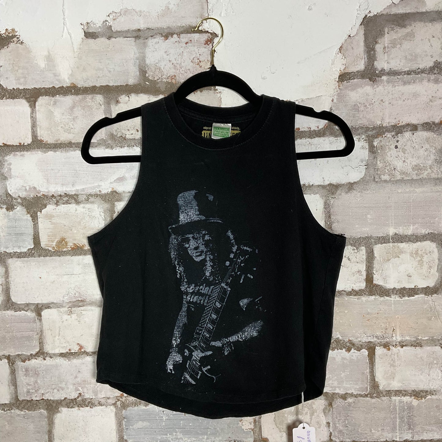 Slash RacerbackUnwantee Upcycle Tank Top upcycled by Unwantees, sustainable fashion made in great Britain from vintage graphic tshirt