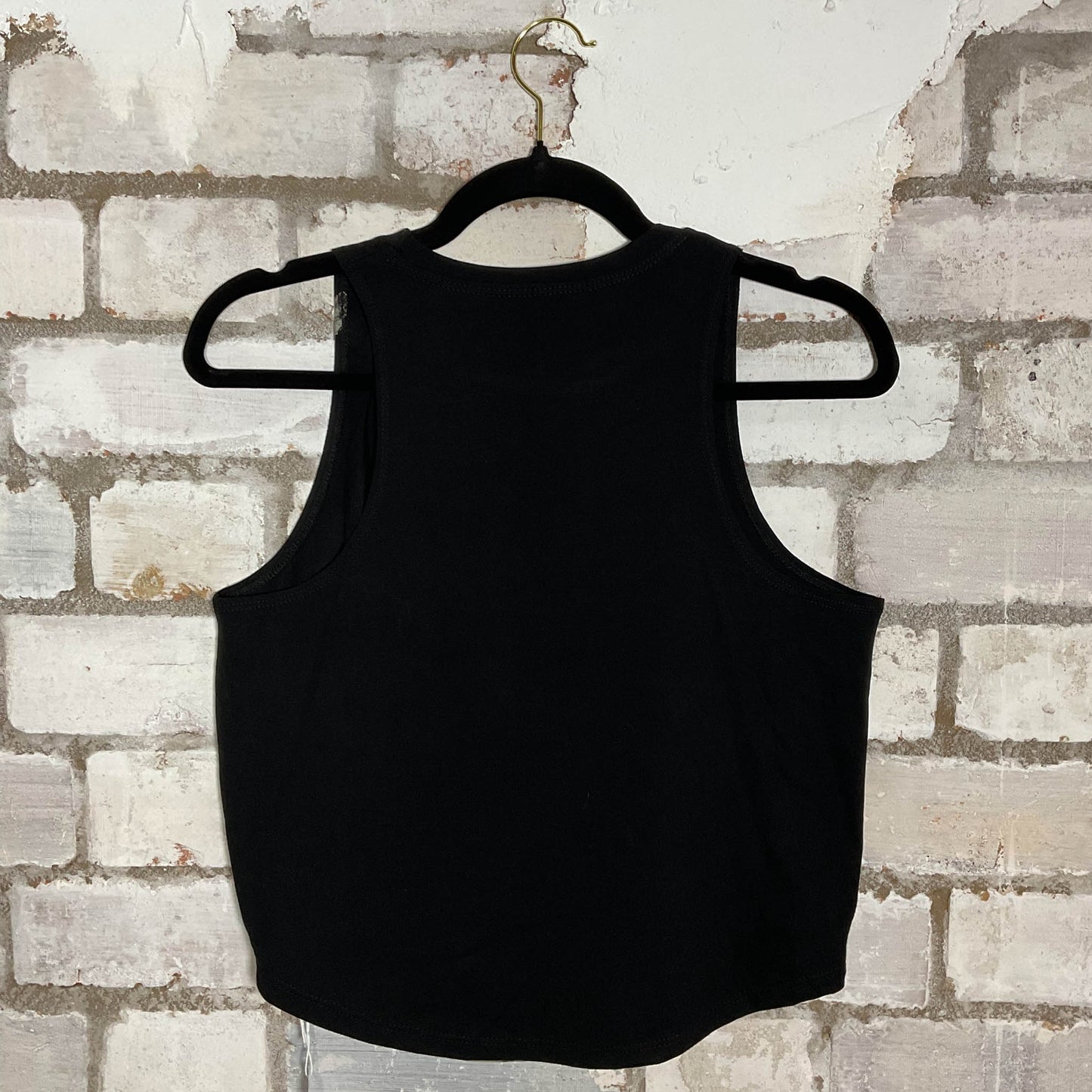 Ben Sherman Brit Pop Racerback Unwantee Upcycle Tank Top upcycled by Unwantees, sustainable fashion made in great Britain from vintage graphic tshirt rear view