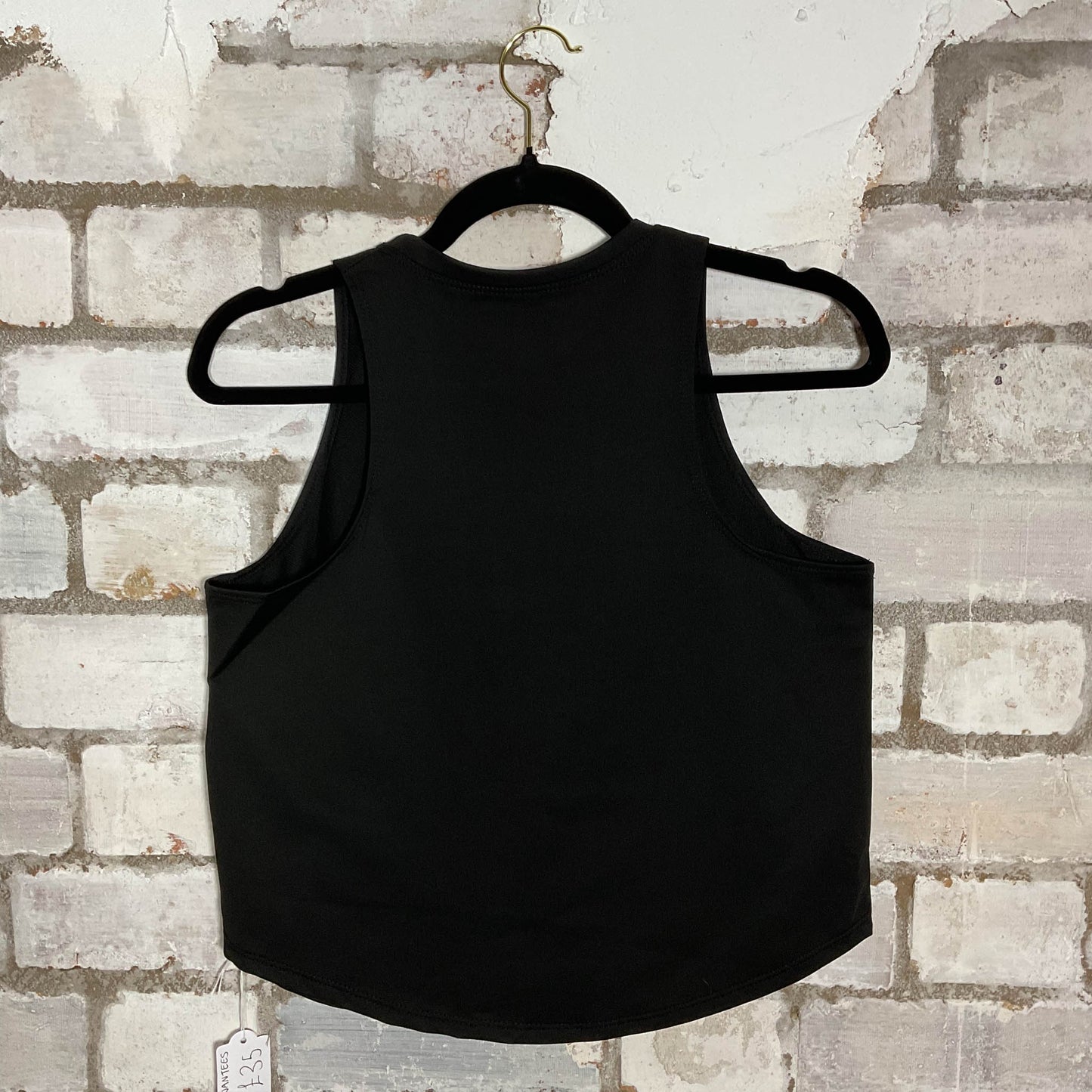 Radiohead Racerback Pop Art Design Racerback Unwantee Upcycle Tank Top upcycled by Unwantees, sustainable fashion made in great Britain from vintage graphic tshirt rear view