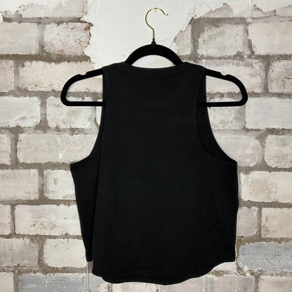 Anime Print Racerback Unwantee Upcycle Tank Top upcycled by Unwantees, sustainable fashion made in great Britain from vintage graphic tshirt rear view