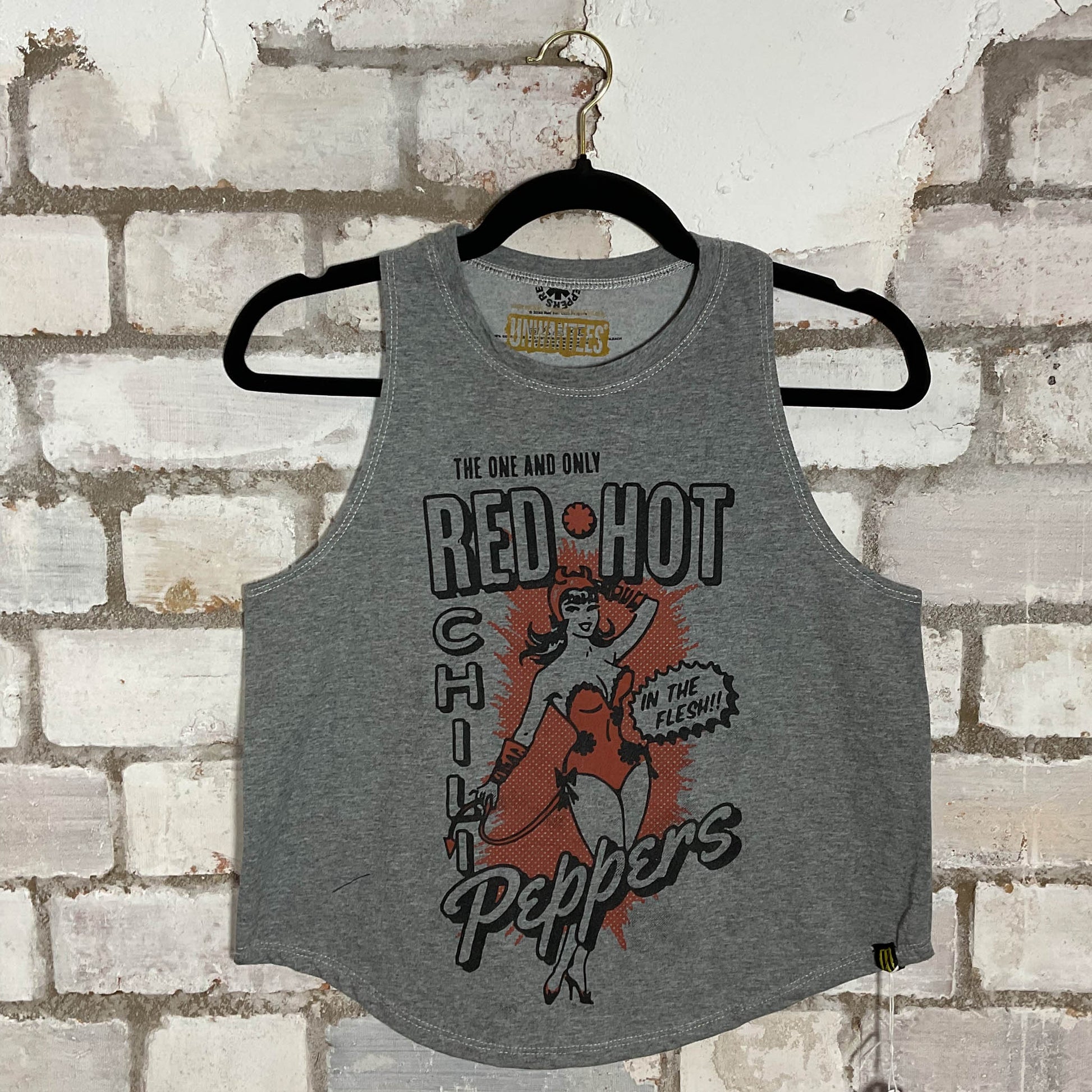 Red Hot Chili Peppers Unwantee Upcycle Tank Top upcycled by Unwantees, sustainable fashion made in great Britain from vintage graphic tshirt