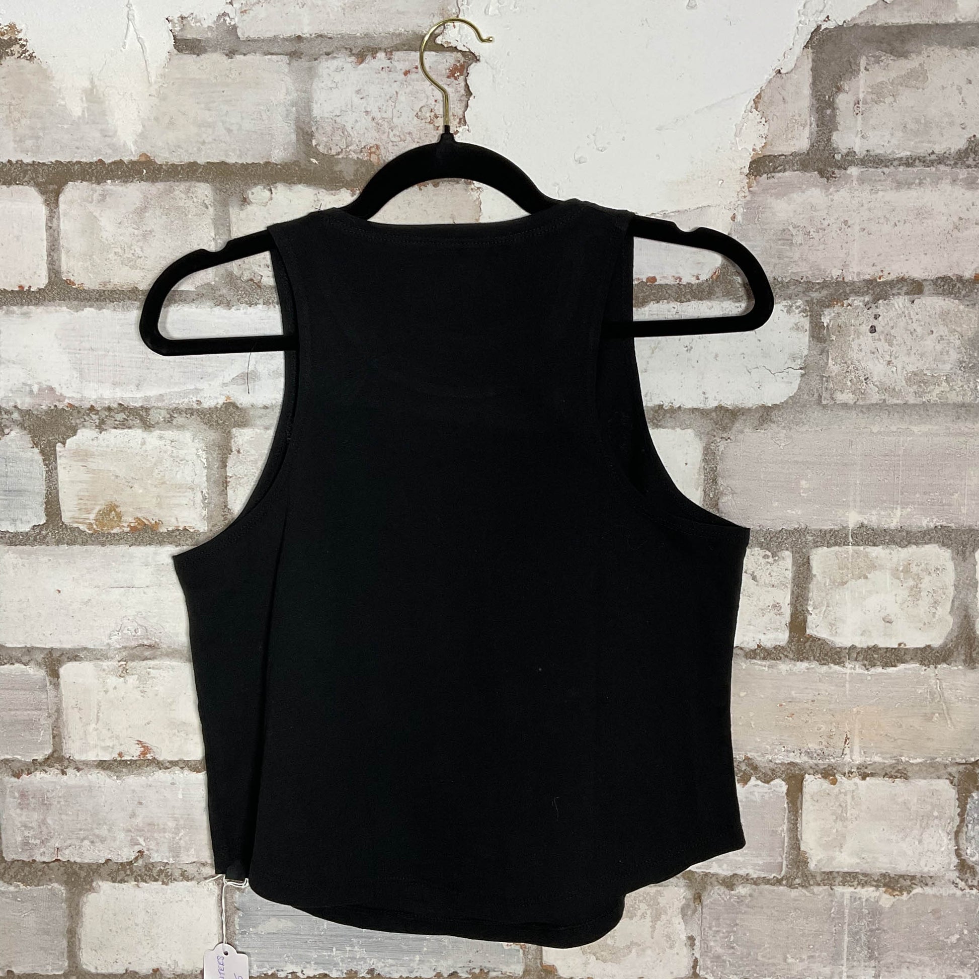 AC/DC ’74 Jailbreak Unwantee Upcycle Tank Top upcycled by Unwantees, sustainable fashion made in great Britain from vintage graphic tshirt rear view