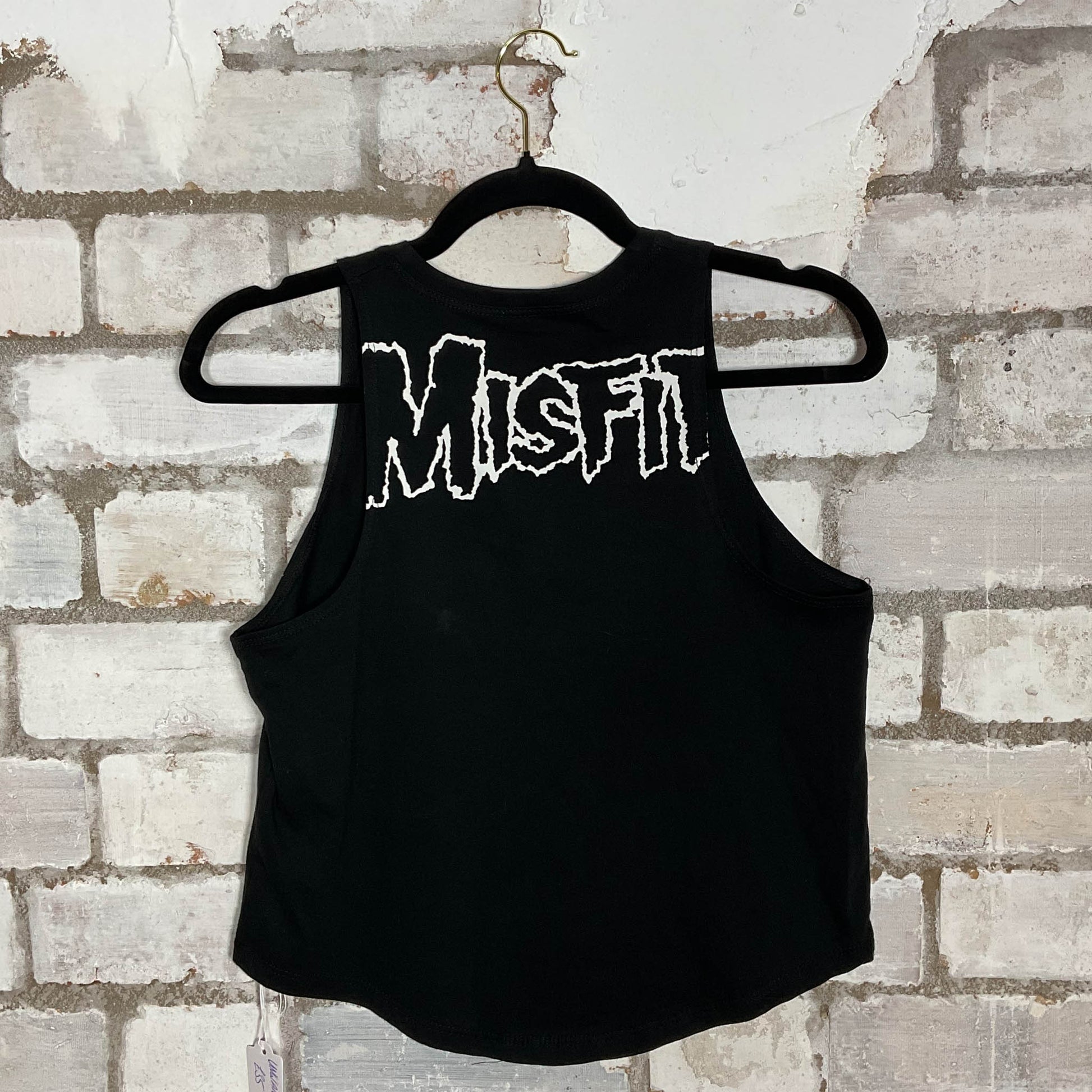 The Misfits Unwantee Upcycle Tank Top upcycled by Unwantees, sustainable fashion made in great Britain from vintage graphic tshirt