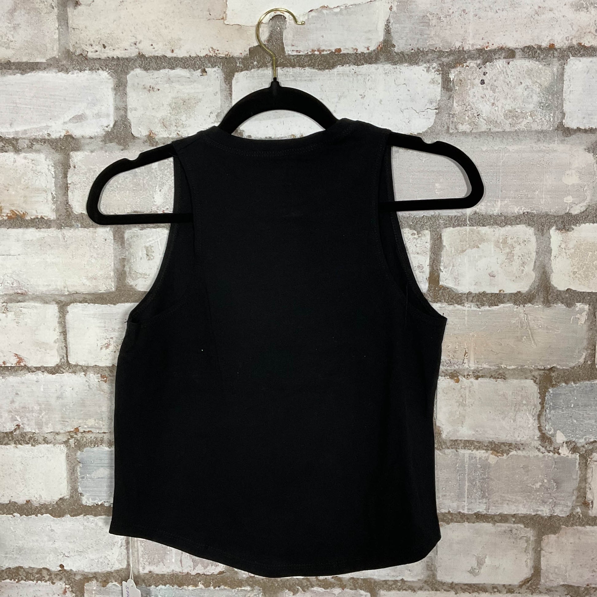 Cockledoodledoo Racerback Unwantee Upcycle Tank Top upcycled by Unwantees, sustainable fashion made in great Britain from vintage graphic tshirt rear view