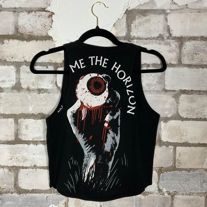 Bring me the Horizon Racerback Unwantee Upcycle Tank Top upcycled by Unwantees, sustainable fashion made in great Britain from vintage graphic tshirt rear view