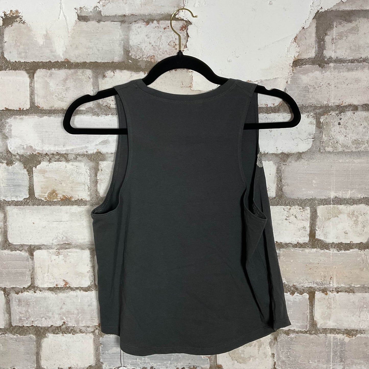 Fender Since 1946 design Unwantee Upcycle Tank Top upcycled by Unwantees, sustainable fashion made in great Britain from vintage graphic tshirt rear view
