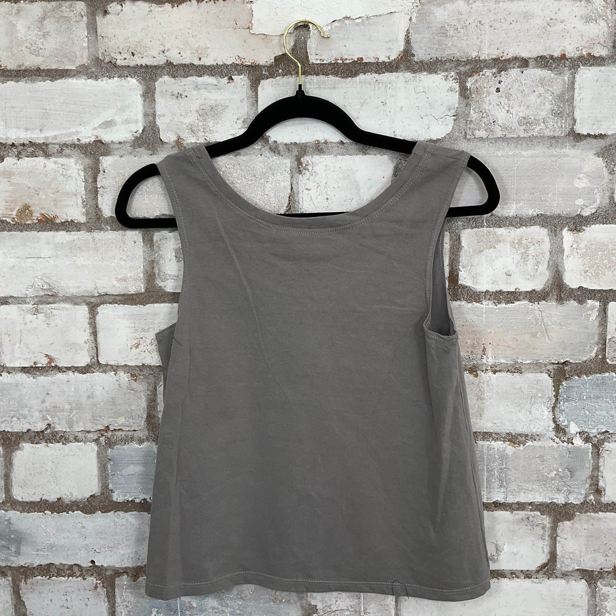 Vitruviun Man Drummer Unwantee Tank Top upcycled by Unwantees, sustainable fashion made in great Britain from vintage graphic tshirt rear view