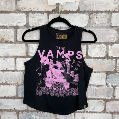 The Vamps Racerback Unwantee Racerback Unwantee Tank Top upcycled by Unwantees, sustainable fashion made in great Britain from vintage graphic tshirt 