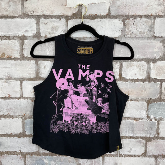 The Vamps Racerback Unwantee Racerback Unwantee Tank Top upcycled by Unwantees, sustainable fashion made in great Britain from vintage graphic tshirt 