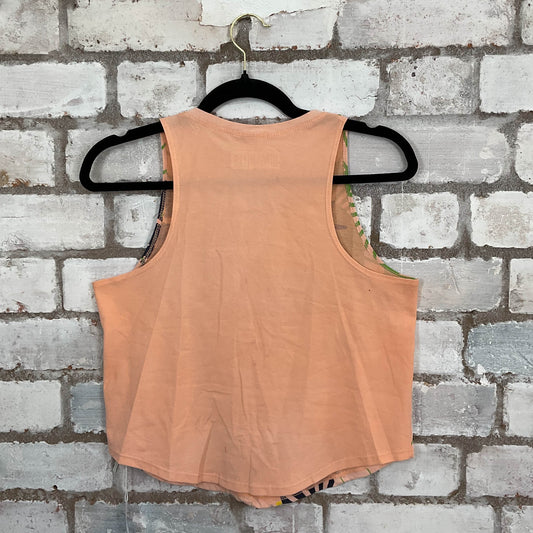 Japan Graphic Racerback Unwantee Racerback Unwantee Tank Top upcycled by Unwantees, sustainable fashion made in great Britain from vintage graphic tshirt  rear