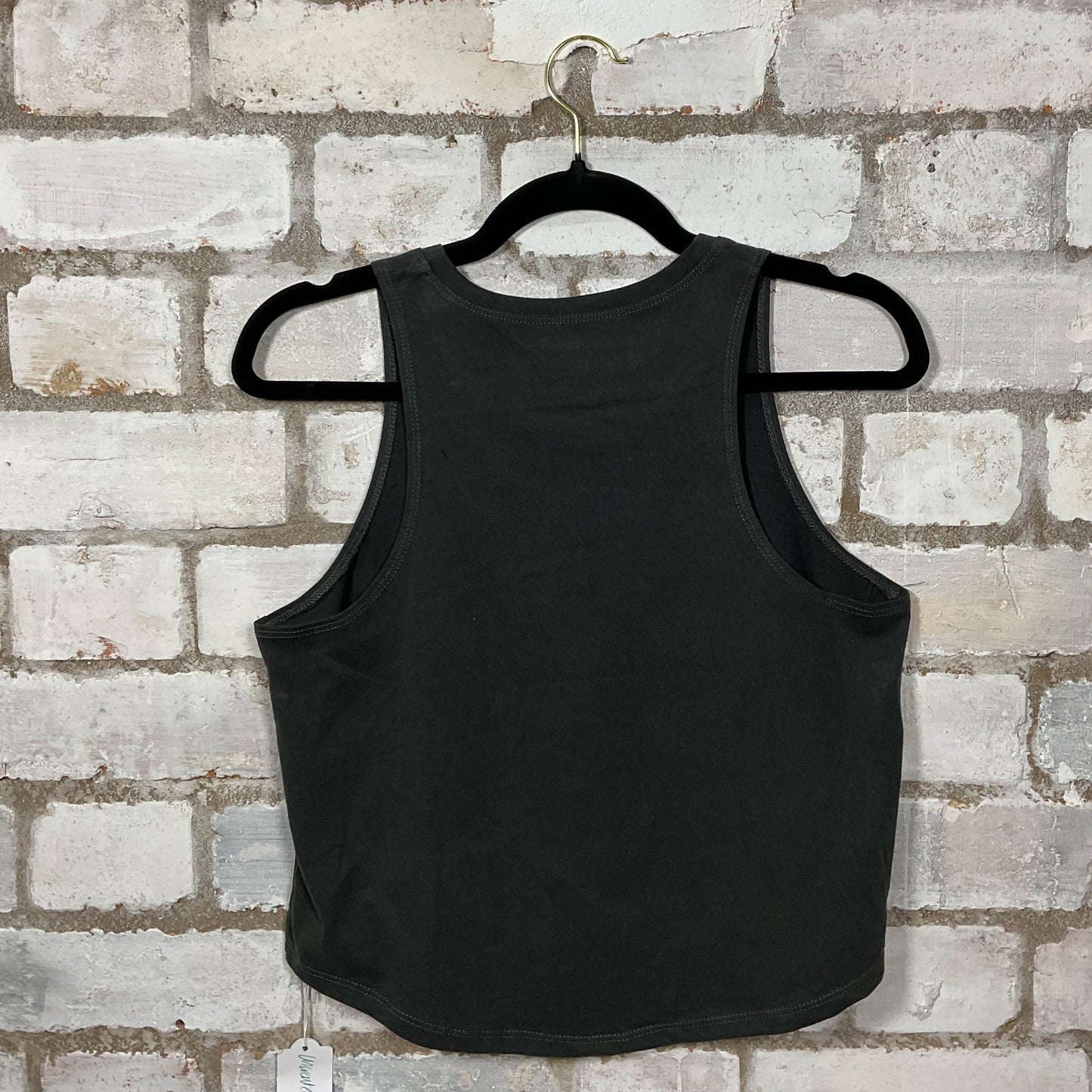 Rear View Jim Morrison The Doors Racerback Tank Top upcycled by Unwantees, sustainable fashion made in great Britain from vintage graphic tshirt 