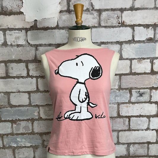 Snoopy Unwantee, Snoopy pink tank top, Snoopy High Neck Top, Snoopy Vest